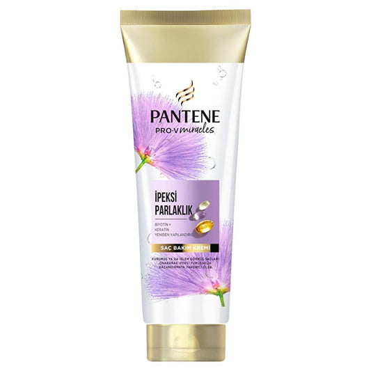 Pantene Pro-V Silky Gloss Hair Conditioner: Strengthen, Shine & Manage Normal Hair - Pro-Vitamin Nutrient Blend