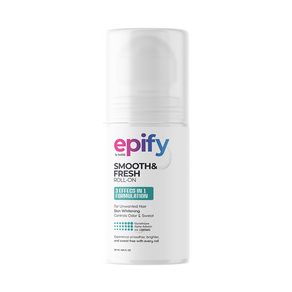 Epify 3-in-1 Underarm Roll-On Unisex, Hair Growth Minimizer, Dark Spot Corrector &amp; Odor Control