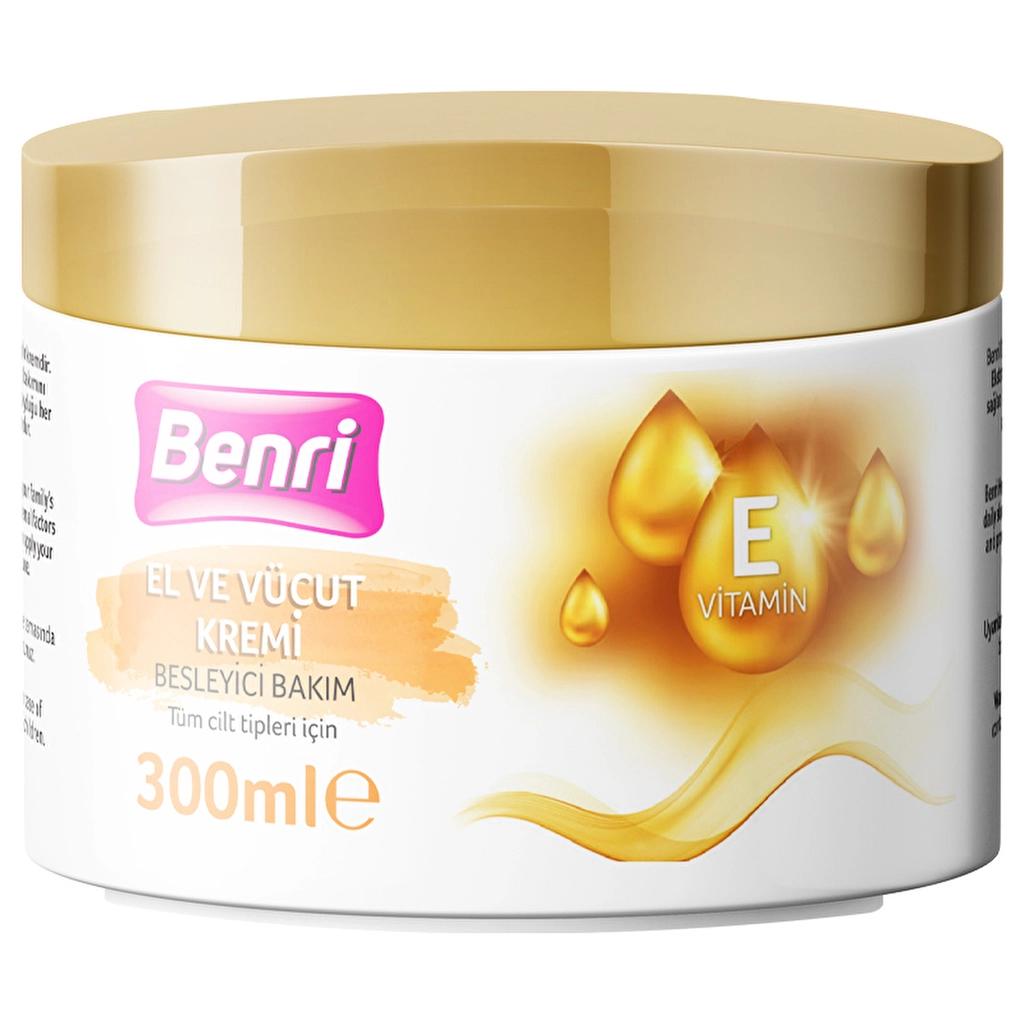 Benri Nourishing Hand & Body Cream for Soft Skin 300 ml