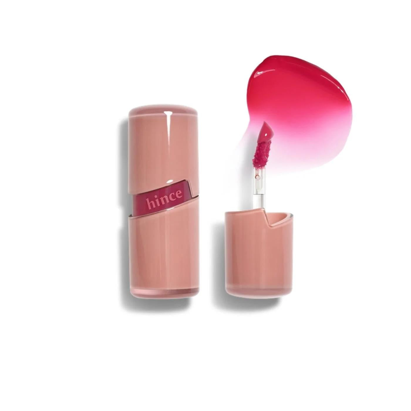 Hince Raw Glow Gel Tint R005 Hibiscus - Glossy Lip Stain