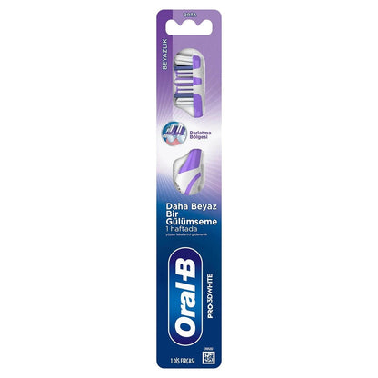 Oral-B Pro 3D White Whitening Toothbrush Medium 1 Count