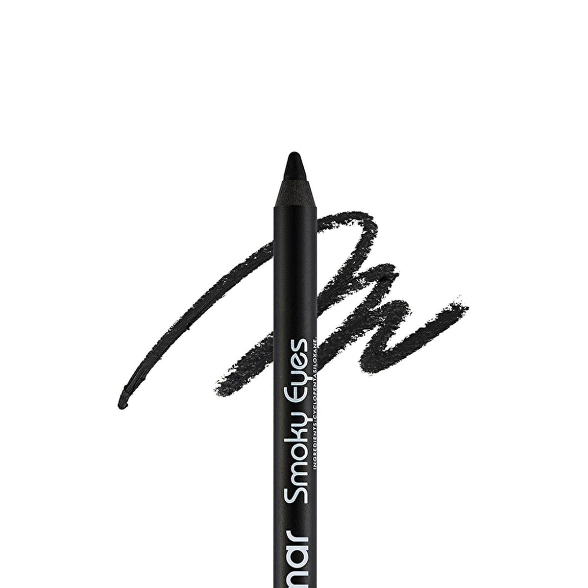 Flormar Smoky Eyes Carbon Black Waterproof Eyeliner - Long-Lasting, Waterproof Formula for Dramatic Eye Makeup