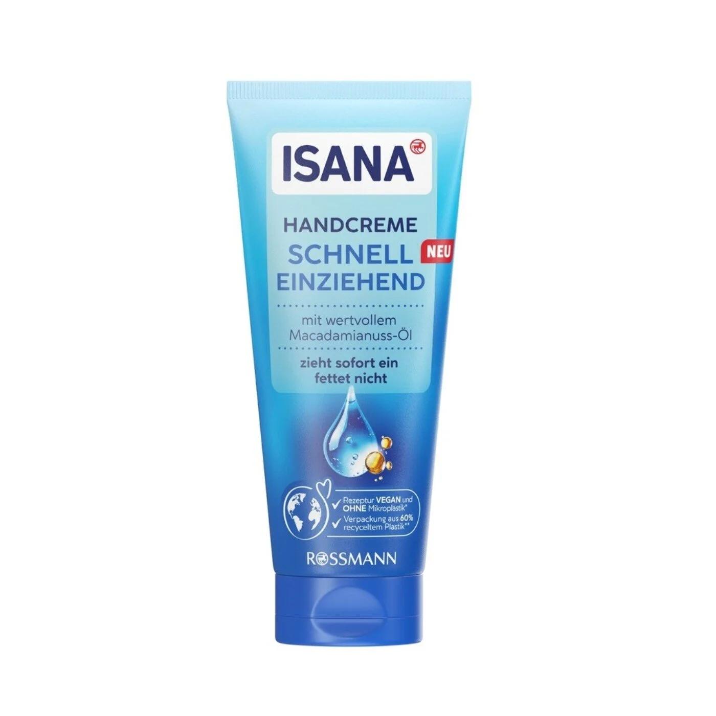 Isana Fast Absorbing Repairing Hand Cream for Dry Hands 100ml