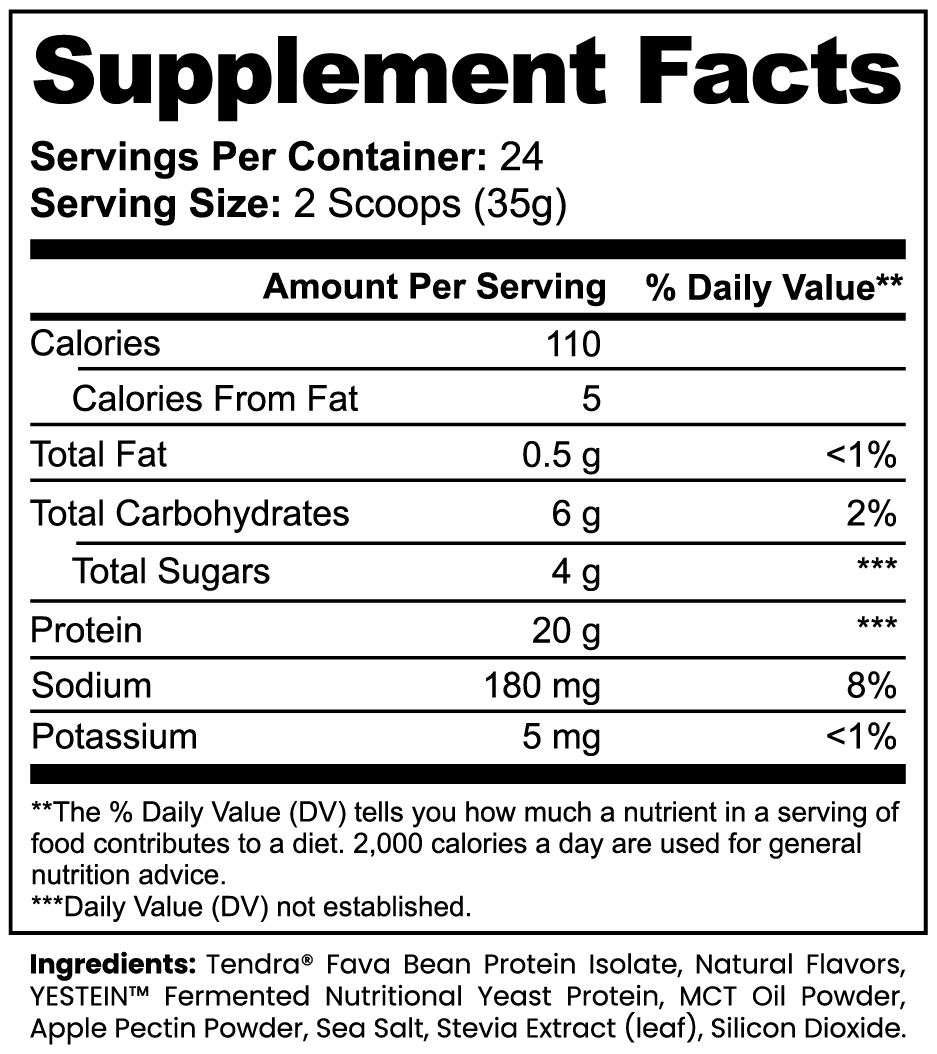 Iris Cosmetics Plant Protein (Vanilla)
