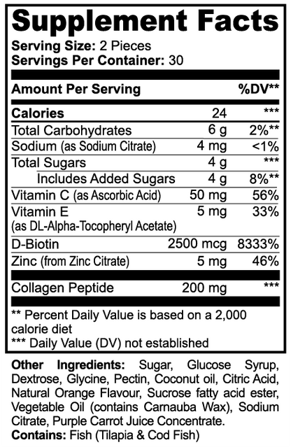 Iris Cosmetics Collagen Gummies (Adult)