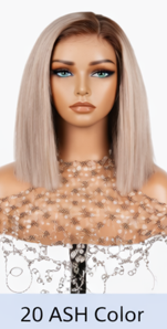 Black Wear and Go 24' Transparent Lace Front Wig Preplucked Brazilian Human Hair Body Wave Frontal