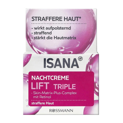 Isana Lift Triple Night Cream Firming & Nourishing 50 ml