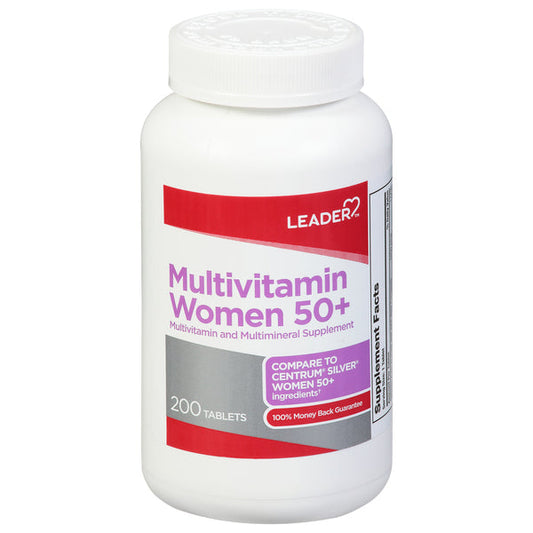 Leader™ Women’s 50+ Multivitamin – Comprehensive Health Support (Tablets)
