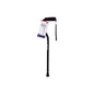 Cardinal Health, Cane, Adjustable, Offset Handle, Black