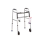 Cardinal Health, Walker With Wheels, Folding, Gray