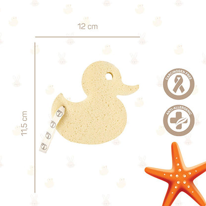Balmy Baby Bath Sponge - Soft, Natural, and Hypoallergenic for Sensitive Skin