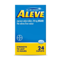 Aleve Naproxen Sodium Pain Reliever 220mg Tablets (24 ct)