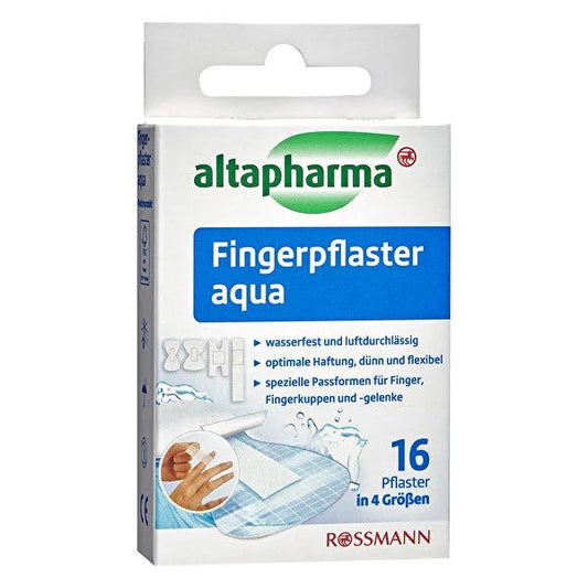 Altapharma Waterproof Finger Bandages: Latex-Free, Breathable, Assorted Sizes - Wound Care & Protection