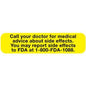 FDA Drug Reaction Label