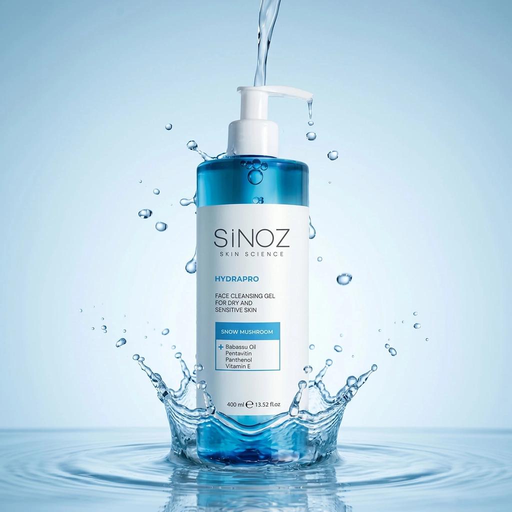 Sinoz Face Wash Gel for Dry & Sensitive Skin 400 ml