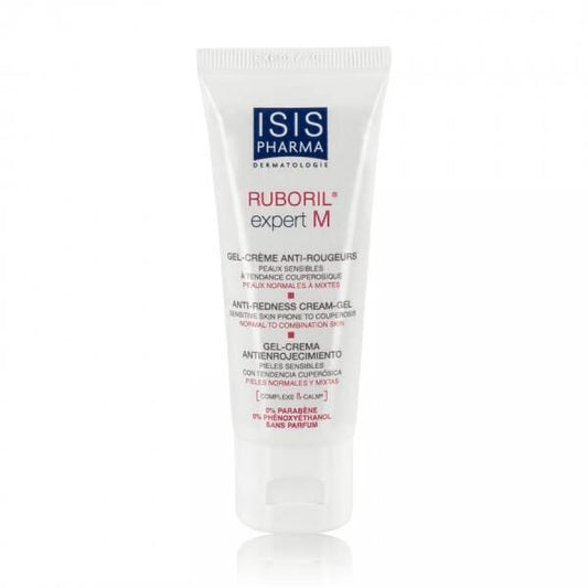 Isis Pharma Ruboril Expert M Sensitive Skin Face Cream - Hypoallergenic & Fragrance-Free Moisturizer for Normal & Combination Skin