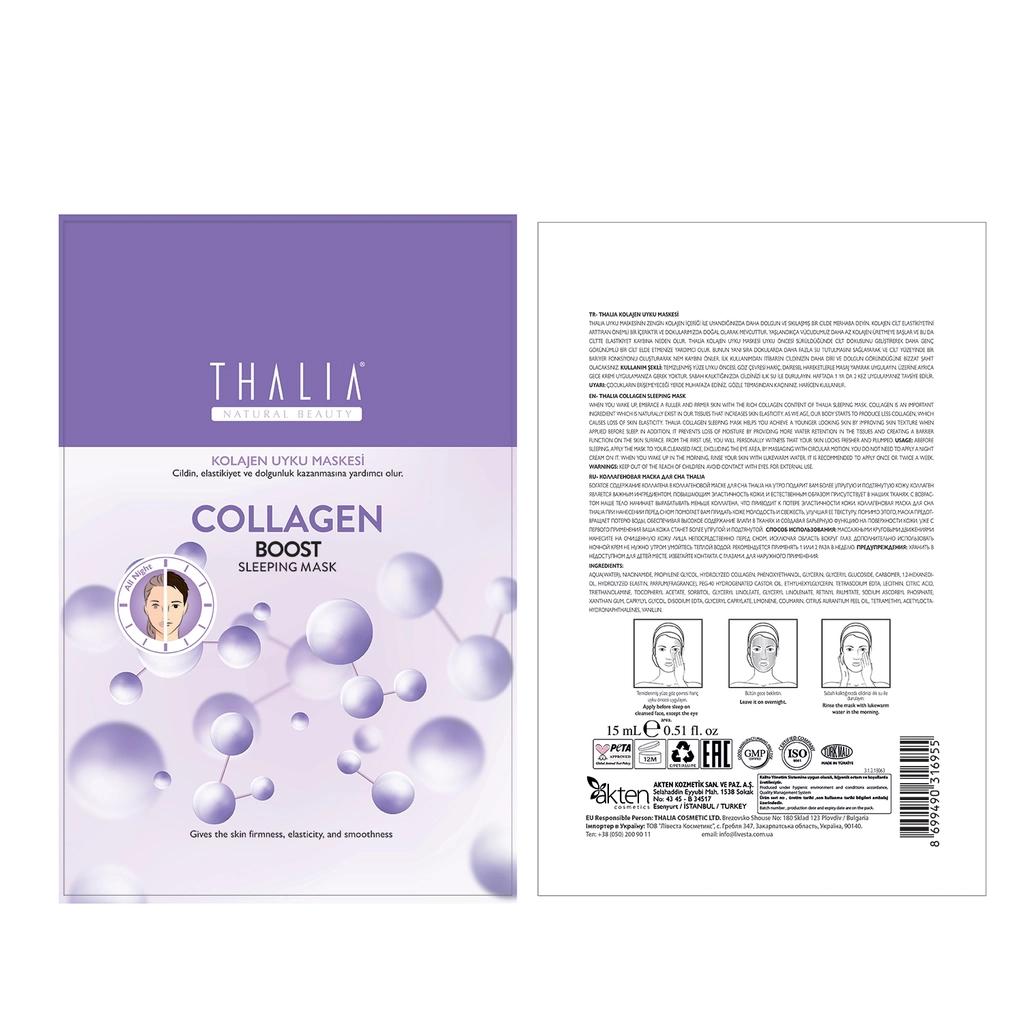 Thalia Collagen Sleeping Mask for Firming & Hydration 15 ml