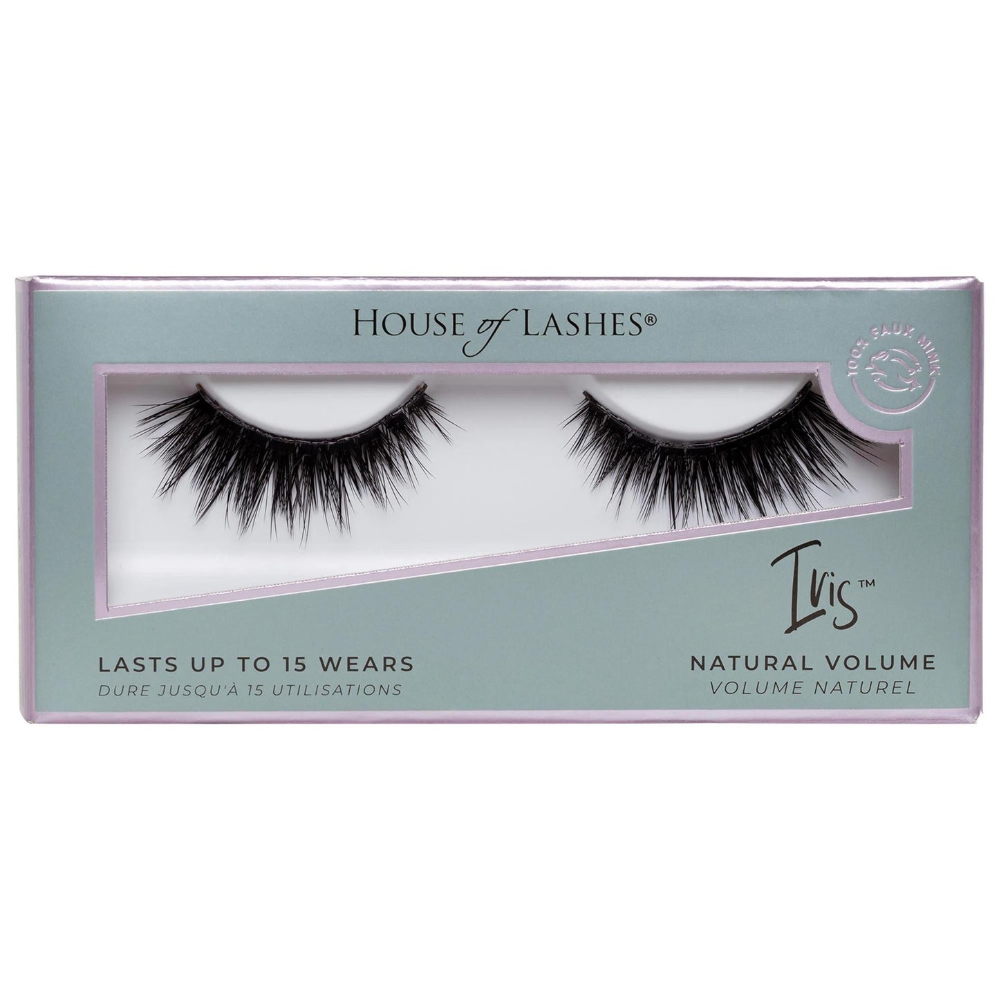 Faux Lash Studio Cruelty-Free Faux Mink Volumizing False Eyelashes: 3D Fiber, Lightweight, Reusable, Comfortable Fake Lashes
