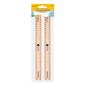 Pack de 2 reglas de madera