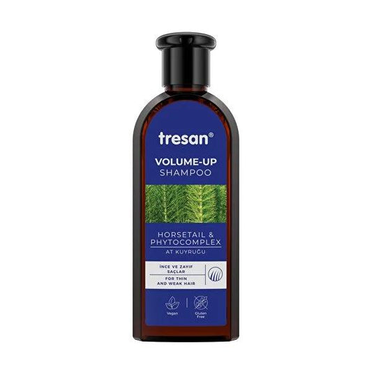 Tresan Volumizing Shampoo: Horse Tail & Phyto Complex for Thin Hair - Natural Volume, Strengthens & Nourishes - 10.14 fl oz