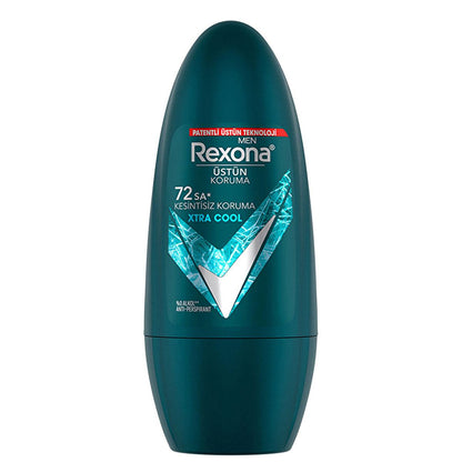 Rexona Xtra Cool Roll-On Deodorant for Men - 72 Hour Protection, Long-Lasting Freshness