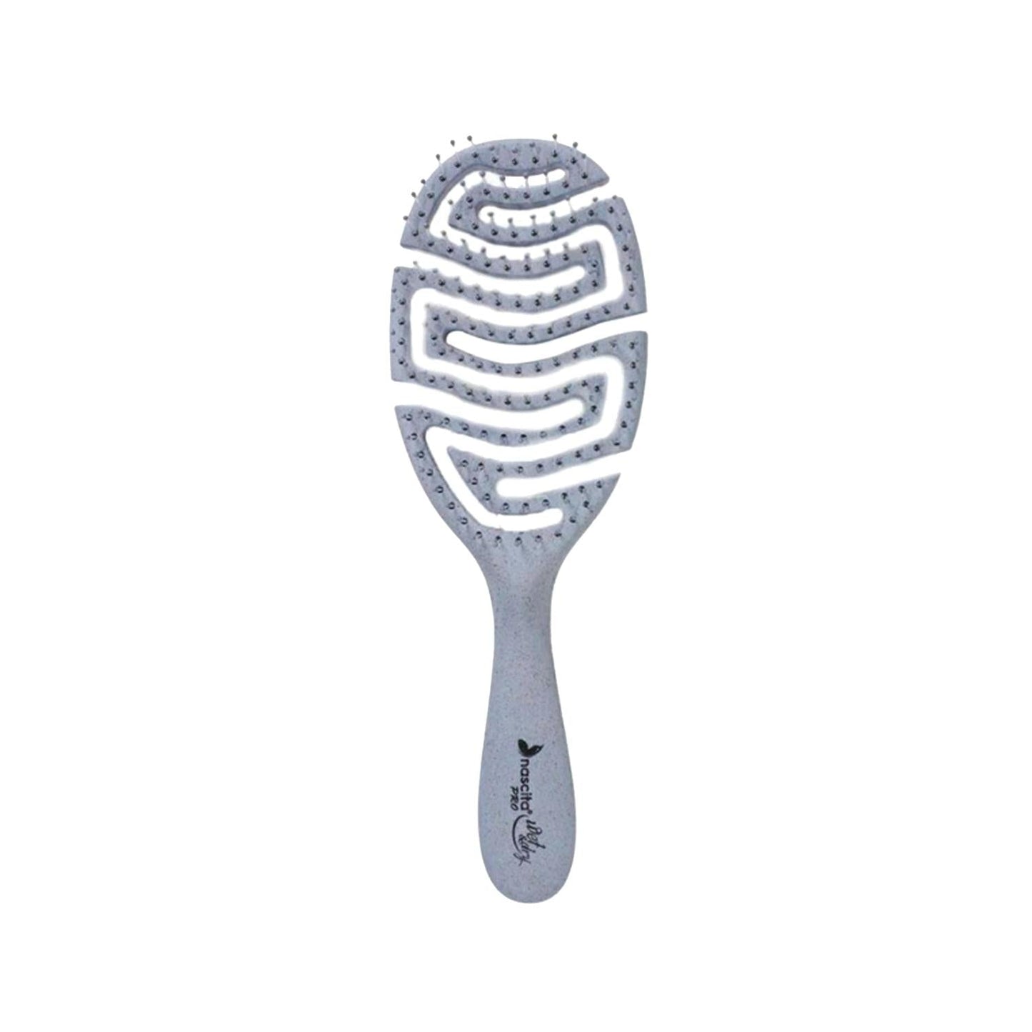 Nascita 3D Recyclable Hair Brush - Blue Detangling Brush for Effective Hair Care