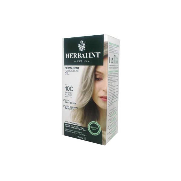 Herbatint 10C Swedish Blonde Hair Dye: Ammonia-Free, Herbal Color for Permanent Blonde & Grey Coverage with Aloe Vera