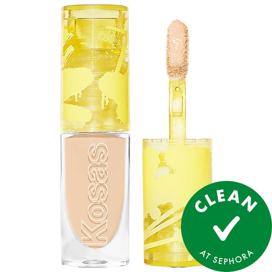 ILIA Revealer Cream Concealer - Brightening, Hydrating with Caffeine & Hyaluronic Acid - Natural Radiant Finish, Vegan, Cruelty-Free