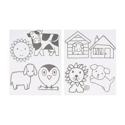Lino Shrinking Art Paper 2-Pack (7.87 x 9.84 inches) - Unique Miniature Crafting for Kids & Adults