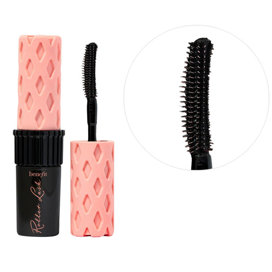 Benefit Cosmetics Mini Roller Lash: Curling & Lifting Mascara for Long-Lasting Curl | Wide-Eye Effect, Conditions Lashes
