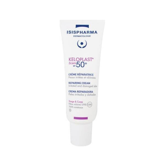 Isis Pharma Keloplast Scars SPF50+ Cream - Non-Greasy Scar Repair with High Sun Protection