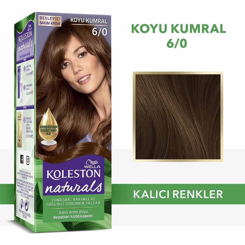 Wella Koleston Naturals Hair Color 6/0 Dark Blonde