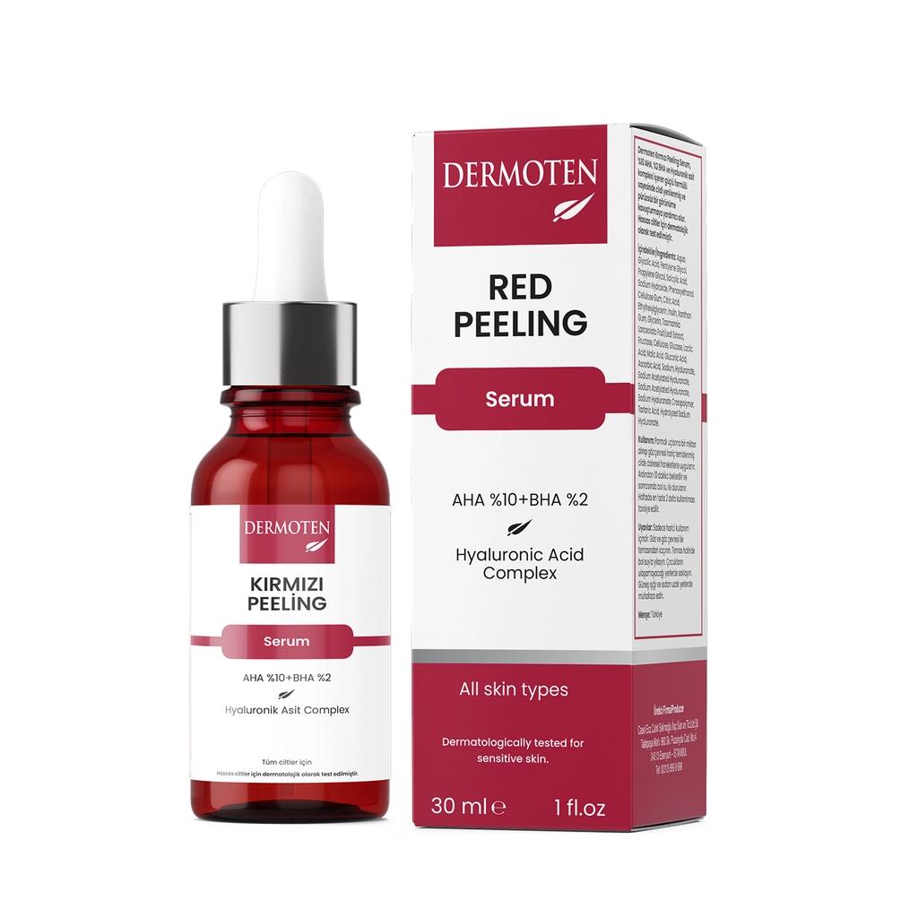 Dermoten Purifying Red Peeling Serum with AHA & BHA 30 ml