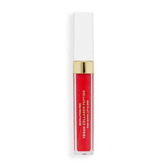 Revolution Pro Vegan Collagen Peptide High Shine Lip Gloss Cherie - Nourishing, Vegan, Cruelty-Free Lip Care