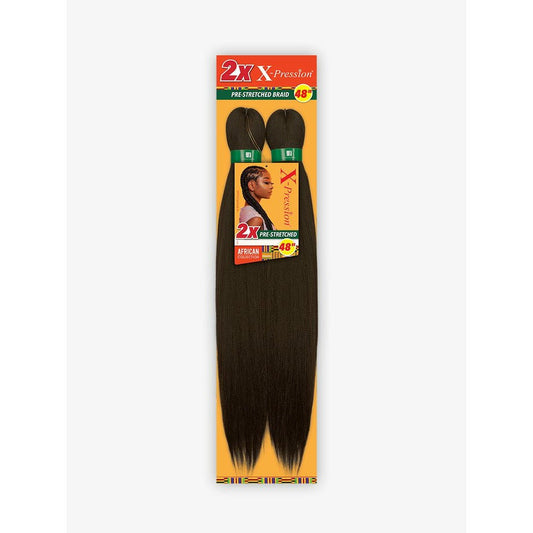 Sensationnel X-Pression 2X Pre-Stretched Braiding Hair 48" – Choose Color