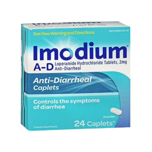 Imodium A-D Anti-Diarrheal Caplets (24 ct)