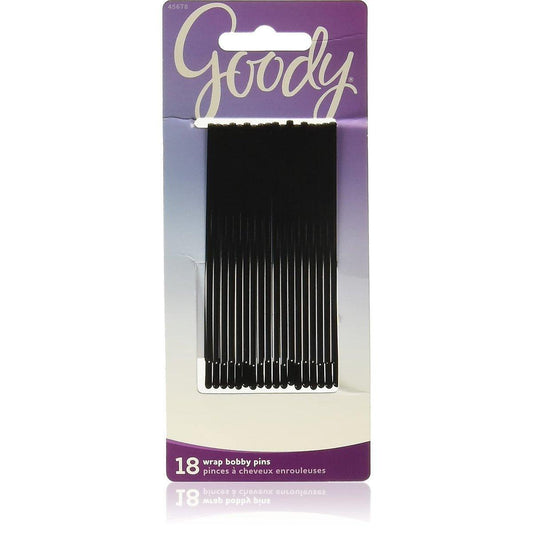 Goody Mosaic Curved Bobby Pins, Black, X-Large