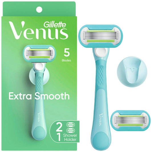 Gillette Venus Extra Smooth Women's Razor – 1 Handle + 2 Blade Refills