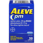 Aleve PM Nighttime Pain Reliever & Sleep Aid, 220mg Naproxen Sodium, 20 Count Caplets