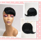 Unique 100% Human Hair Bang Hairpiece - Choose Color