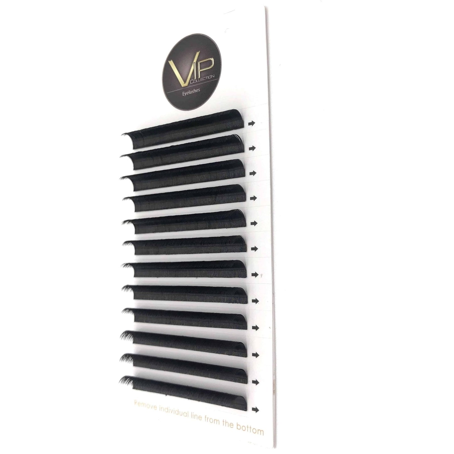 VIP Quick Fan Eyelash Extensions 12 Lines 0.07 D Curl - Pick Size
