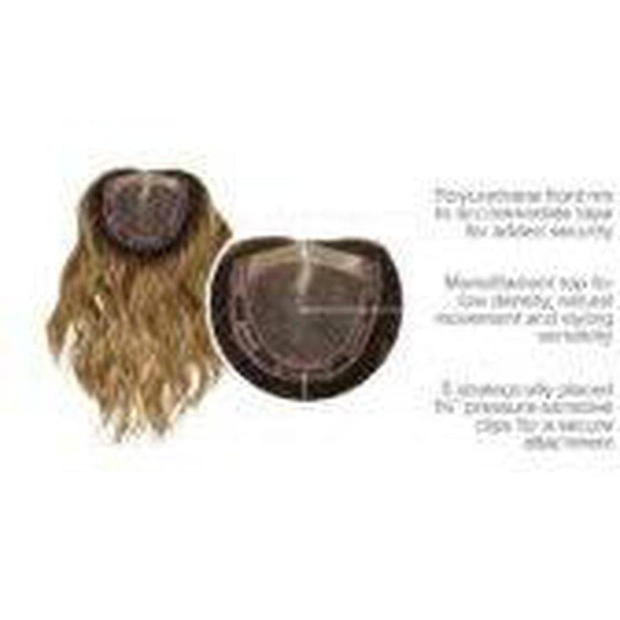 Raquel Welch Alpha Wave 16" Top Piece Hair Topper Hairpiece - Choose Color