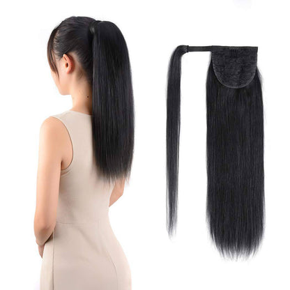 VIP Ponytail Silky 18" 100% Human Hair Extension - Choose Color