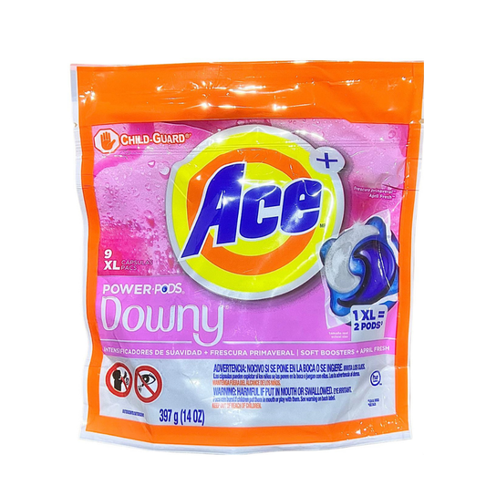 Ace Power Pods with Downy Laundry Detergent Capsules XL (9 ct)