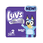 Luvs Platinum Protection Baby Diapers Bluey Designs Size 2 (38 Count)