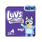 Luvs Platinum Protection Baby Diapers Bluey Size 4 (28 Count)