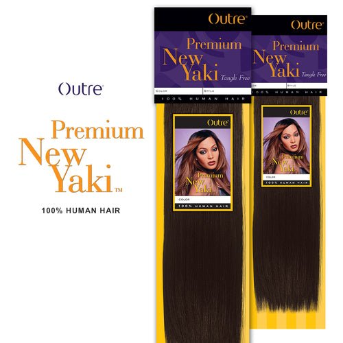 Outre Premium New Yaki Bulk Hair Extension - Choose Color