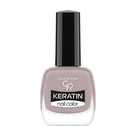 Golden Rose Keratin Nail Polish - Long-Lasting Glossy Finish, Rich Color Options