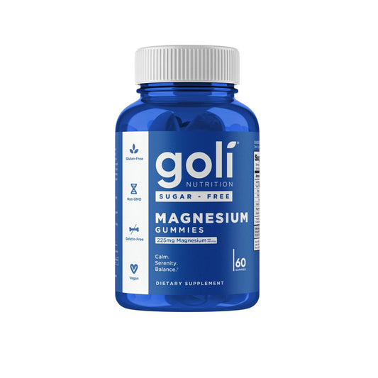 Goli® Nutrition Zero Sugar Magnesium Gummies (Berry Flavor)