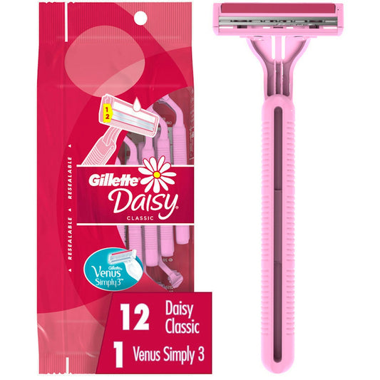 Gillette Daisy Classic +1 Simply Venus Disposable Razors